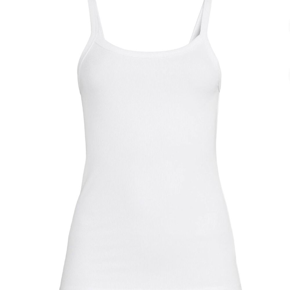NO BOUNDARIES Womens Tank Top Size XL 15-17 Juniors White Ribbed New